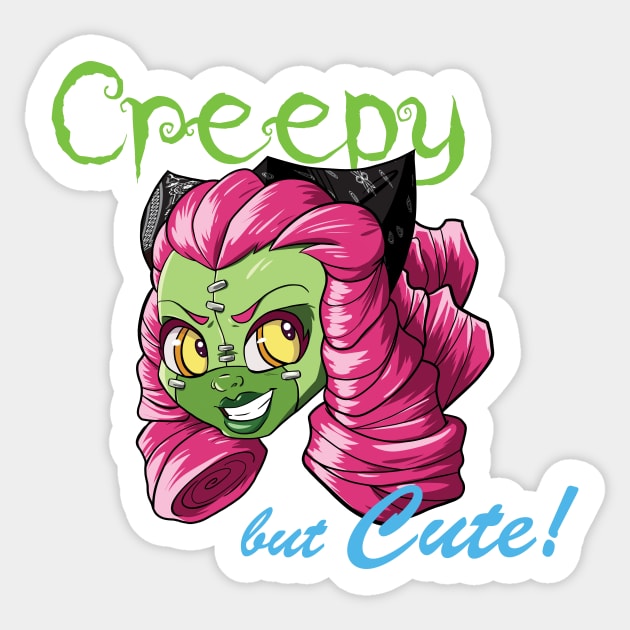 Creepy but cute! Sticker by Sontrowa